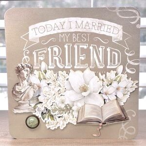 Handmade Wedding / Anniversary Greeting Card